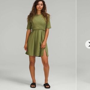 Lululemon Cotton wrap Tee dress